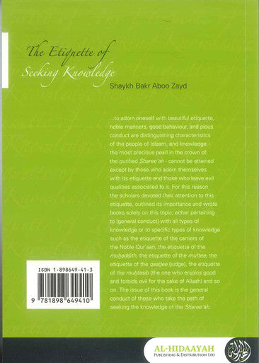 The Etiquette of Seeking Knowledge-4