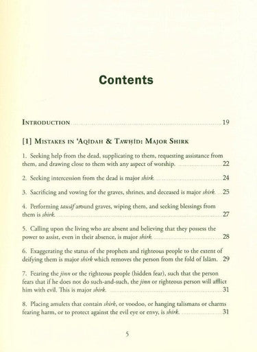Clarifying Common Mistakes Widespread Among The Muslims-2