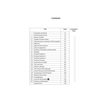Islamic Studies: Workbook 4 – Learn about Islam Series-2